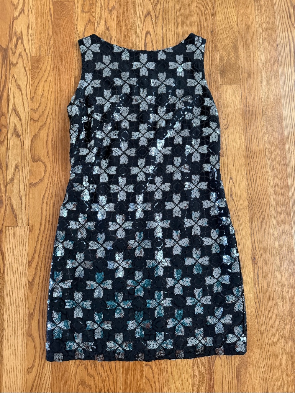 Milly Sequin Sleeveless Mini Dress